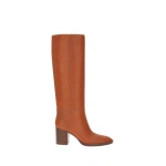 Gianvito Rossi Étrier Knee-High Boots in Brown Leather | Knee-High Boots