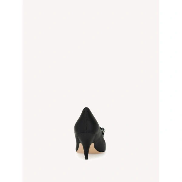 Gianvito Rossi Fenice 70 Pumps in Black Fabric, view 4 | Pumps