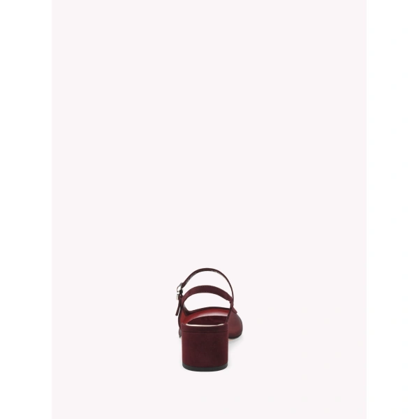 Gianvito Rossi Francoise Slingbacks in Red Fabric, view 4 | Slingbacks