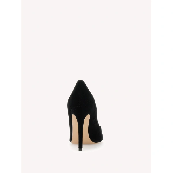 Gianvito Rossi Gianvito 105 Pumps in Black Fabric, view 4 | Pumps