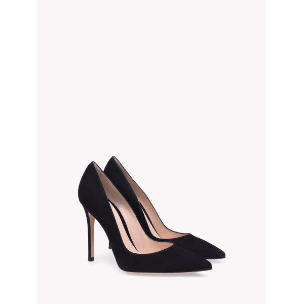 Gianvito Rossi Gianvito 105 Pumps in Black Suede, view 2 | Pumps