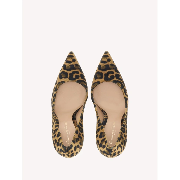 Gianvito Rossi Gianvito 105 Pumps in Brown Fabric, view 3 | Pumps