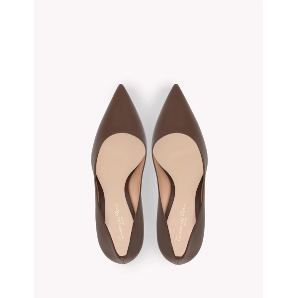 Gianvito Rossi Gianvito 105 Pumps in Brown Nappa, view 3 | Pumps