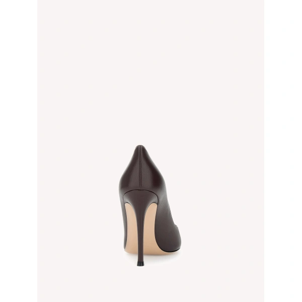 Gianvito Rossi Gianvito 105 Pumps in Burgundy Nappa, view 4 | Pumps