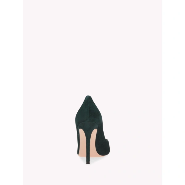 Gianvito Rossi Gianvito 105 Pumps in Green Suede, view 4 | Pumps
