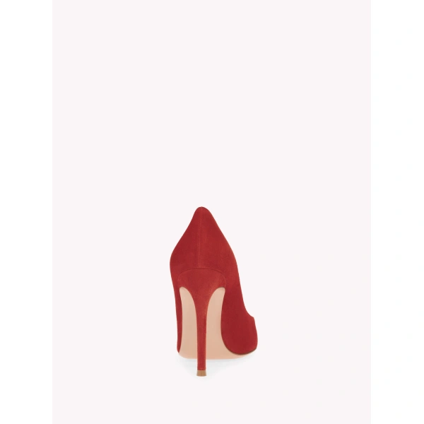 Gianvito Rossi Gianvito 105 Pumps in Orange Suede, view 4 | Pumps