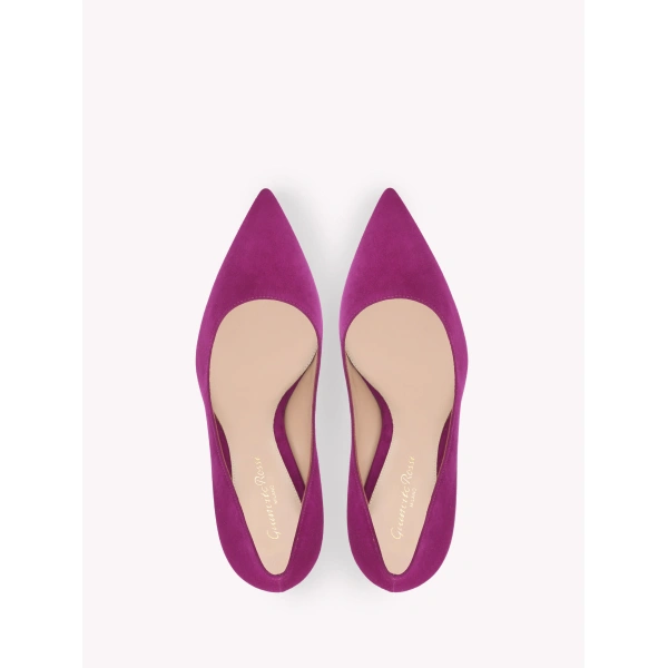 Gianvito Rossi Gianvito 105 Pumps in Pink Suede, view 3 | Pumps