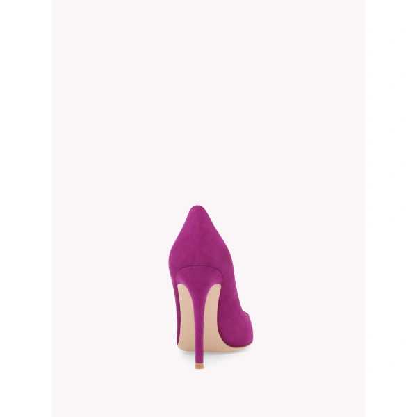 Gianvito Rossi Gianvito 105 Pumps in Pink Suede, view 4 | Pumps