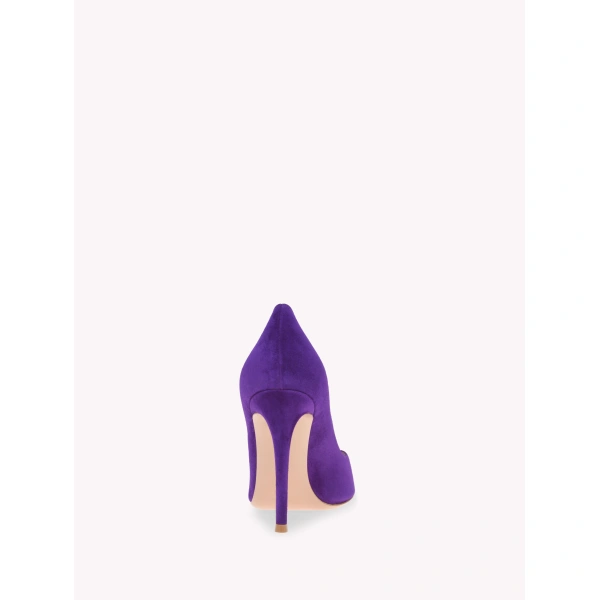 Gianvito Rossi Gianvito 105 Pumps in Purple Suede, view 4 | Pumps