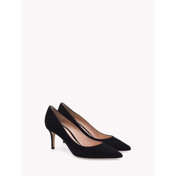 Gianvito Rossi Gianvito 70 Pumps in Black Suede, view 2 | Pumps