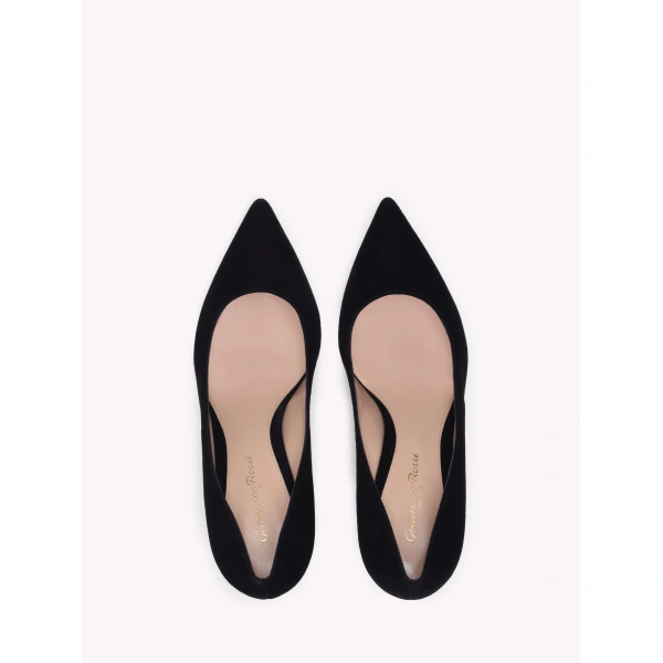 Gianvito Rossi Gianvito 70 Pumps in Black Suede, view 3 | Pumps