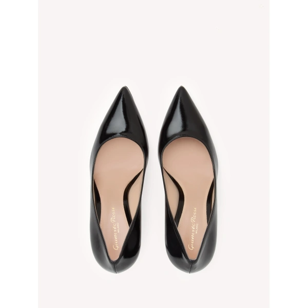 Gianvito Rossi Gianvito 85 Pumps in Black Glossy Nappa, view 3 | Pumps