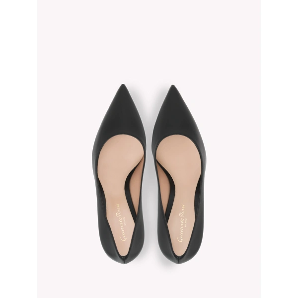 Gianvito Rossi Gianvito 85 Pumps in Black Leather, view 3 | Pumps