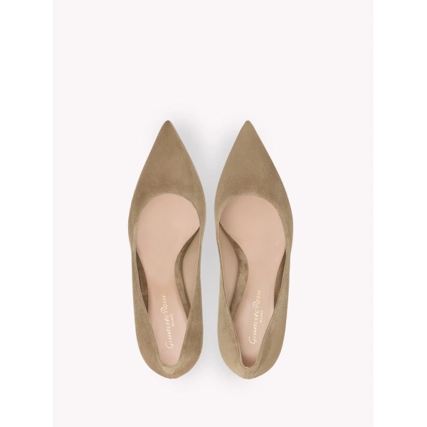 Gianvito Rossi Gianvito 85 Pumps in Camel Suede, view 3 | Pumps