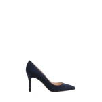 Gianvito Rossi Gianvito 85 Pumps in Denim Suede | Pumps