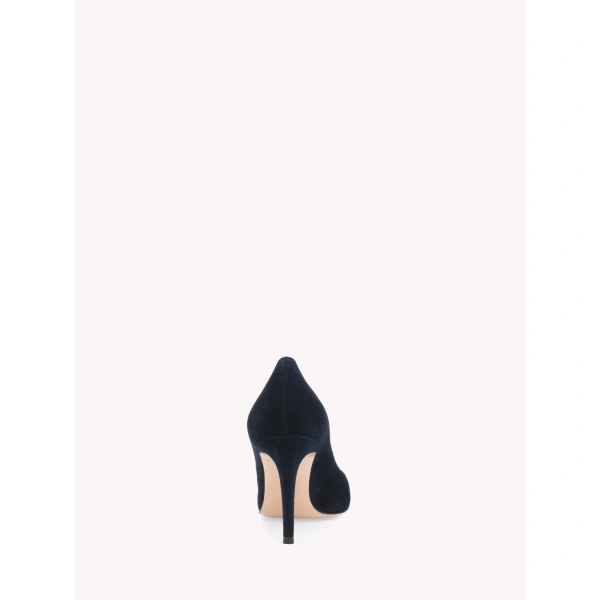 Gianvito Rossi Gianvito 85 Pumps in Denim Suede, view 4 | Pumps