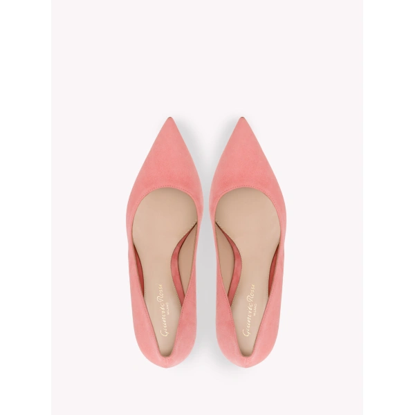 Gianvito Rossi Gianvito 85 Pumps in Pink Suede, view 3 | Pumps