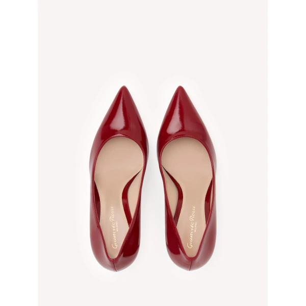 Gianvito Rossi Gianvito 85 Pumps in Red Glossy Nappa, view 3 | Pumps