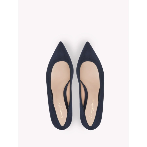 Gianvito Rossi Gianvito Ballet Flats in Denim Suede, view 3 | Ballet Flats