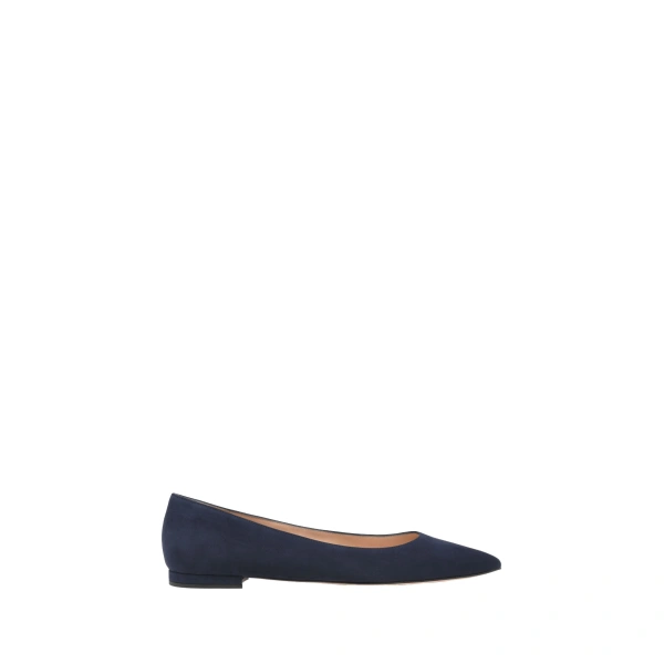 Gianvito Rossi Gianvito Ballet Flats in Denim Suede | Ballet Flats