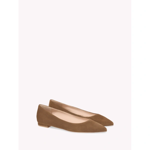 Gianvito Rossi Gianvito Ballet Flats in Texas Suede, view 2 | Ballet Flats