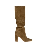 Gianvito Rossi Glen Knee-High Boots in Camel Suede | Knee-High Boots