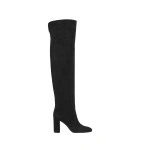 Gianvito Rossi Glen Over-the-Knee Boots in Black Suede | Boots
