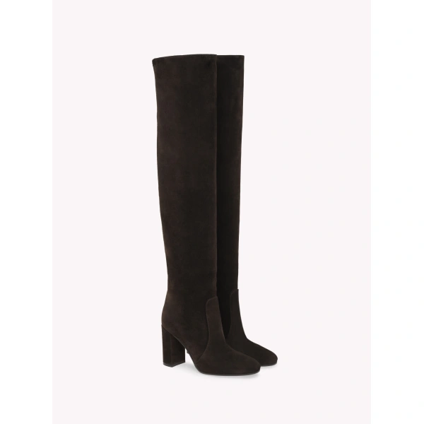 Gianvito Rossi Glen Over-the-Knee Boots in Mocha, view 2 | Boots