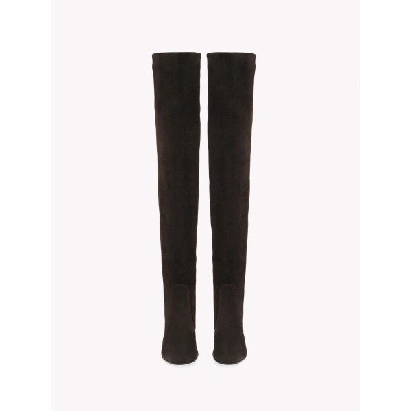 Gianvito Rossi Glen Over-the-Knee Boots in Mocha, view 3 | Boots