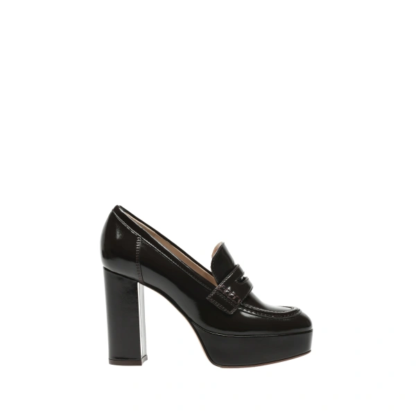 Gianvito Rossi Hadden Platform Pumps in Mocha | Platform Heels