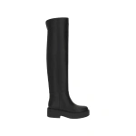 Gianvito Rossi Hiro Over-the-Knee Boots in Black Leather | Boots