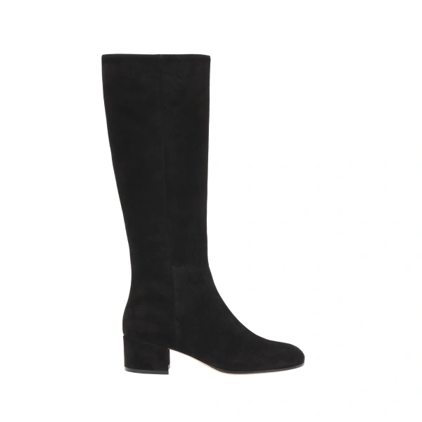 Gianvito Rossi Joelle 45 Knee-High Boots in Black Suede | Knee-High Boots