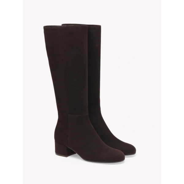 Gianvito Rossi Joelle 45 Knee-High Boots in Mocha, view 2 | Knee-High Boots