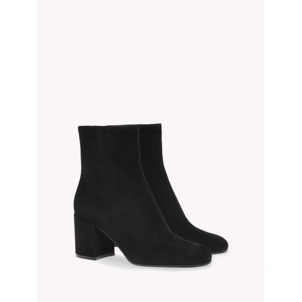 Gianvito Rossi Joelle Ankle Boots in Black Suede, view 2 | Ankle Boots