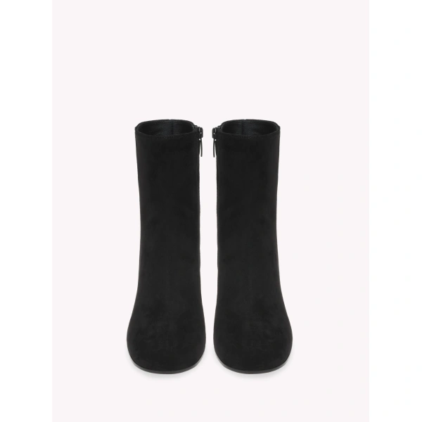 Gianvito Rossi Joelle Ankle Boots in Black Suede, view 3 | Ankle Boots