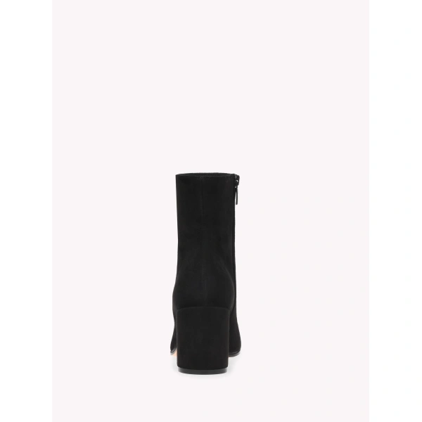 Gianvito Rossi Joelle Ankle Boots in Black Suede, view 4 | Ankle Boots
