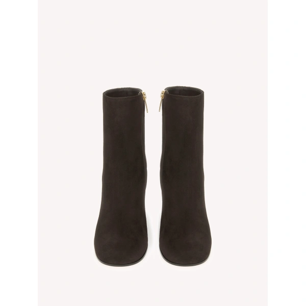 Gianvito Rossi Joelle Ankle Boots in Mocha, view 3 | Ankle Boots