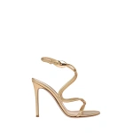 Gianvito Rossi Jungle Mamba Sandals in Gold Nappa | Sandals