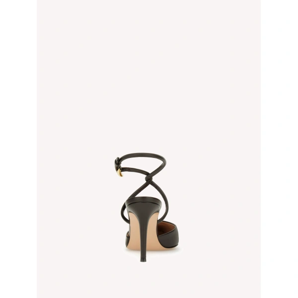 Gianvito Rossi Jungle Mamba Slingbacks in Mocha Nappa, view 4 | Slingbacks