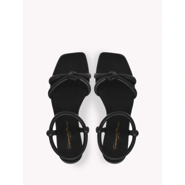 Gianvito Rossi Juno 05 Flats in Black Nappa, view 3 | Flats