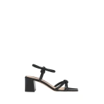 Gianvito Rossi Juno 55 Sandals in Black Nappa | Sandals