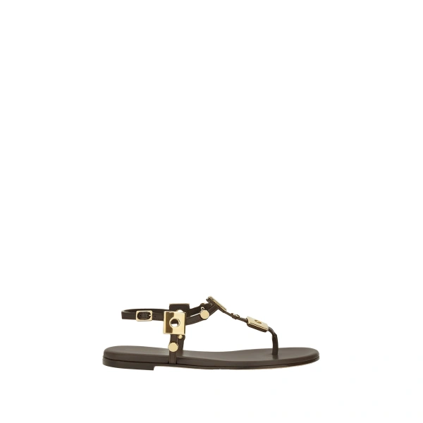 Gianvito Rossi Jupiter Flats in Mocha Nappa | Flats