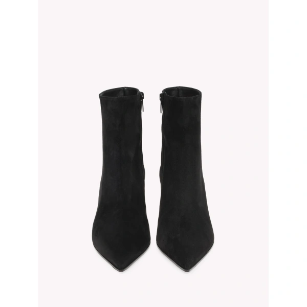 Gianvito Rossi Keinna 55 Ankle Boots in Black Suede, view 3 | Ankle Boots