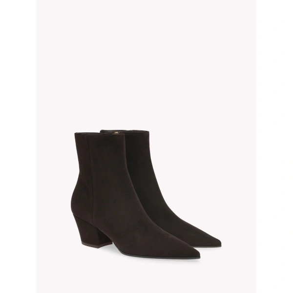 Gianvito Rossi Keinna 55 Ankle Boots in Mocha, view 2 | Ankle Boots