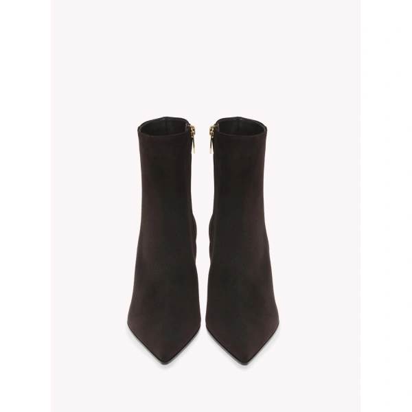 Gianvito Rossi Keinna 55 Ankle Boots in Mocha, view 3 | Ankle Boots