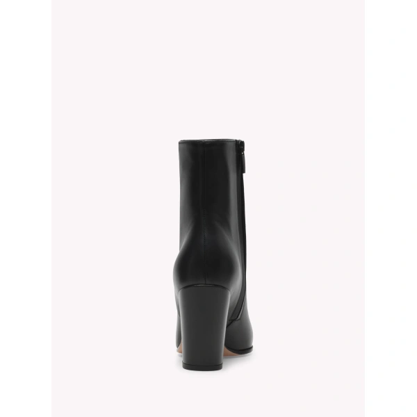 Gianvito Rossi Keinna Ankle Boots in Black Leather, view 4 | Ankle Boots