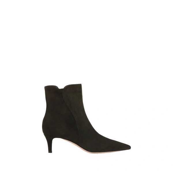 Gianvito Rossi Levy 55 Ankle Boots in Dark Olive | Ankle Boots