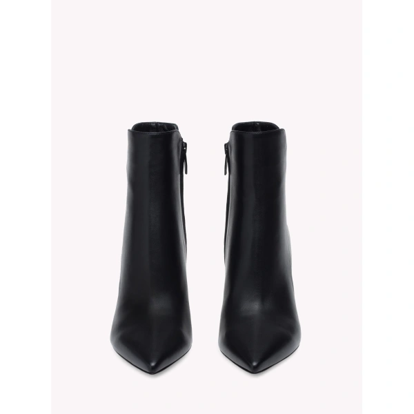 Gianvito Rossi Levy 85 Ankle Boots in Black Nappa, view 3 | Ankle Boots