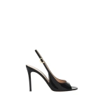 Gianvito Rossi Margot Slingbacks in Black Patent Leather | Slingbacks