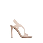 Gianvito Rossi Metropolis Sandals in Nude Plexi | Sandals